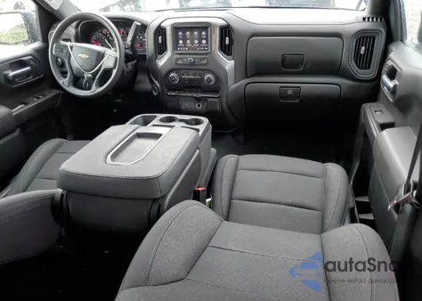 2023 Chevrolet Silverado K1500 Custom из США, поврежденный, VIN 1GCPDBEK6PZ108010